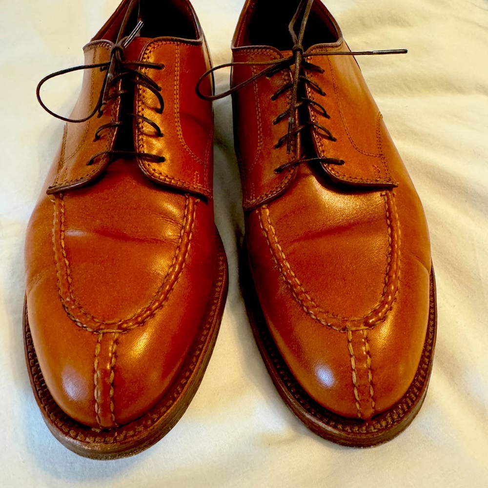 Alden Norwegian Front Blucher Burnished Tan Calfskin